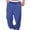 A01_Blue, variant on Fleece Jogger Sweatpant for Mens Drawstring Elastic Waist Sweat Pant Athletic-Fit Ultra Soft Textured Tapered Joggers Business Casual Trousers with Pockets