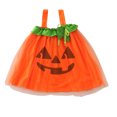 thumbnail image 3 of WEAIXIMIUNG Robes pour Filles Taille 6X-7 Robe Déguisement Enfants Bébés Filles Sans Manches Imprimés Citrouilles Mignonnes Robe en Maille Tenues, 3 of 9