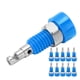thumbnail image 4 of 10 piezas de conector de conector hembra tipo banana de 2 mm, adaptador de panel, miniposte de conexión para instrumento electrónico, azul, 4 of 12