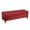 Red, variant on GZXS 51.25" Rectangular PU Leather Storage Bench with Flip-Top Lid & Solid Wood Legs, Upholstered Ottoman for Extra Seating and Hidden Storage, Teal