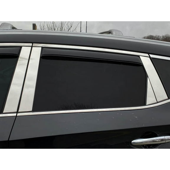 Stainless Steel Pillar Trim 8Pc Fits 2015-2020 Nissan Murano PP15592 QAA