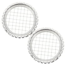 FELTECHELECTR 2Pcs Potato Cutters Stainless Steel Circle Compact for Cutting Potatoes and Tomatoes Home Use