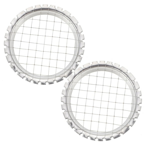 FELTECHELECTR 2Pcs Potato Cutters Stainless Steel Circle Compact for Cutting Potatoes and Tomatoes Home Use