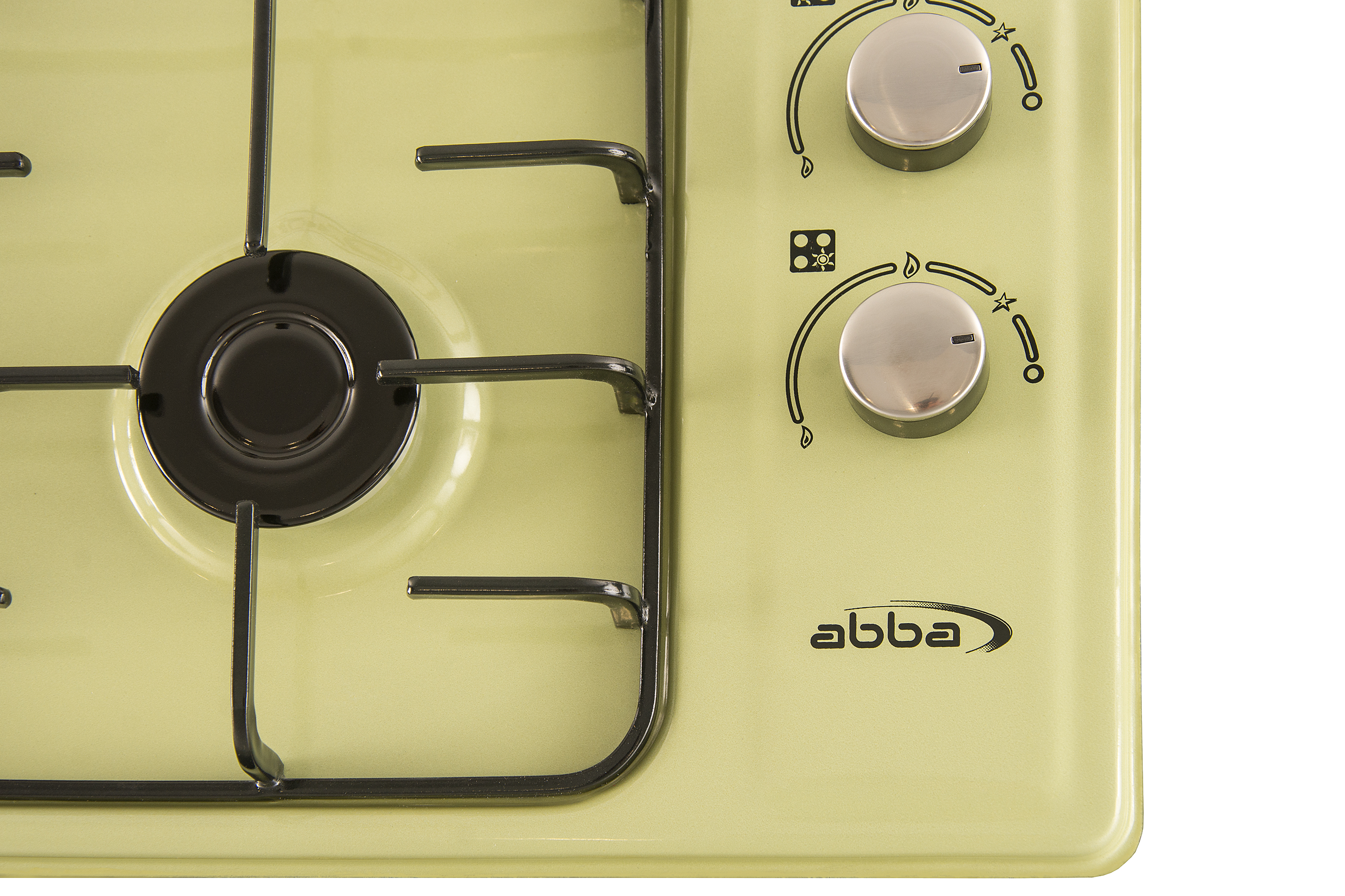 ABBA Retro Green Gas Cooktop 24-inch with 4 Burners - Color Line