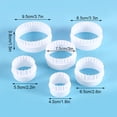 thumbnail image 4 of Xingzhi 6pcs Silica Gel Scratch-Resistant Double-Sided Round Cutter Mold For Long-Lasting Scratch Resistant, 4 of 6