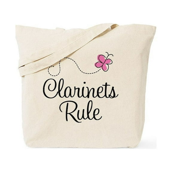 CafePress - Cute Clarinets Rule Tote Bag - Unisex Canvas Tote Bag, Beige, 1-Piece