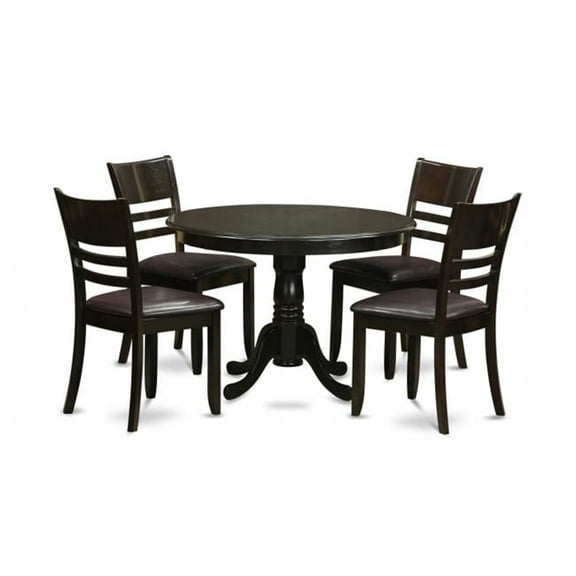 5 Piece Small Kitchen Table and Chairs Set-Dining Table and 4 Dinette Chairs