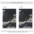 thumbnail image 4 of Yayeee Garden Flag 12" x 18" Double Sided Outdoor Yard Lawn Holiday Decorations, Sitting on The Moon, 4 of 6