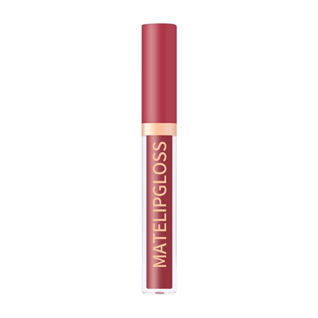 Rouges à Lèvres pour Femmes Mats Rouge à Lèvres Liquide Repulpant Maquillage Pigmenté Longue Durée Gloss Velours Imperméable Maquillage pour Filles et Femmes