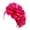 Hot Pink, variant on AJGRHE Womens Casual Big Flowers Solid Head Hat Cap Headwear Turban Cap Slouchy Headwear Black One Size