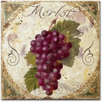 Trademark Fine Art "Tuscany Table Merlot" Canvas Art by Color Bakery