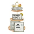 Table Top Layered Tray Decorative Farm Decorative Farmhouse Tabletop