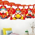 thumbnail image 3 of Hanging Flag New Year Style Chinese Design Display Mold Spring Festival Ornaments for Home Decor, 3 of 8
