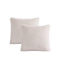 thumbnail image 1 of ANVI Home FUP-181-CRE Rabbit Faux Fur Foil Print Pillow Cover, Cream - Set of 2, 1 of 1