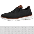 thumbnail image 2 of Zapatos para caminar de malla para hombre zapatillas planas informales ligeras para caminar y correr, 2 of 6