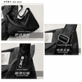 thumbnail image 6 of Entchin Slouchy Hobo Bag for Women, PU Leather Crossbody Shoulder Purse with Adjustable Strap, Soft Vegan Leather Handle Handbag, Casual Everyday Travel Work Bag,Black, 6 of 6