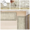 thumbnail image 5 of Anti Fatigue Fall Kitchen Mats, Boho Distressed Kitchen Floor Mats 17"x47"+17"x29", Non Slip Waterproof Kitchen Rugs, Padded Comfort Standing Mats for Laundry, Office, Sink, Desk Orange Multi, 5 of 5