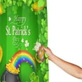 thumbnail image 3 of JOOCAR Happy St. Patrick's Day Shower Curtain, Clover Leaf and Gold Coin, Polyester Fabric Bath Curtains with Hooks 72W X 72L Inches, 3 of 6