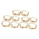 thumbnail image 5 of 10 anillos de servilleta de metal con hebillas para decoración de banquetes y aniversarios. KC Aureato, 5 of 9
