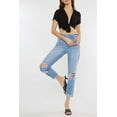 thumbnail image 3 of Kancan - Women's High Rise Mom Jeans - kc8579L, 3 of 9