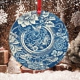 thumbnail image 4 of AatoeaX Classic Blue - White Porcelain - Style Ornament: Floral Scrollwork Design, Transparent Acrylic, Hanging Decor for Oriental - Themed Spaces, Porcelain Lovers & Home Accents, 4 of 6