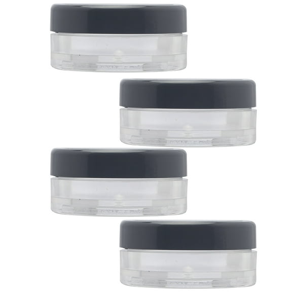 IBASETOY 4Pcs Multi Color Empty Powder Boxes for Travel Storage and Makeup Mixing