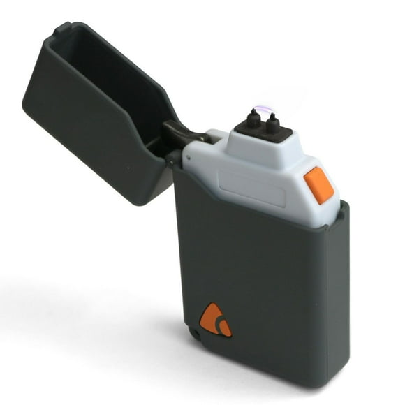 Coghlan's Plasma Lighter with Rechargeable USB-C Lithium Battery and LED Light, Grey, Rechargeable and Windproof