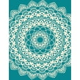 thumbnail image 2 of Robinson, Tamara 20x24 White Modern Wood Framed Museum Art Print Titled - Mandala VII, 2 of 4