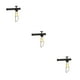thumbnail image 3 of Toystoory 10 piezas pescado gira broches anti-bobinado fuerte clip de liberación ABS gancho divisor grande aparejos de pesca al aire libre negro Type1 NO1, 3 of 6