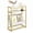 White +Gold, variant on ZEXVIDA Narrow End Table for Small Spaces - Slim Side Table with Magazine Holder,2 in 1 Design Narrow End Table Living Room,Skinny Bedroom Nightstand Thin Side Magazine Table,Rustic Brown