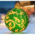 thumbnail image 1 of RV Bola de Navidad inflable luminosa de PVC con soporte de peso grande firmemente en el patio, bola grande decorada al aire libre de 24 pulgadas con luz recargable y control remoto para decoraciones d, 1 of 5