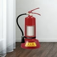 thumbnail image 4 of PTOOTP 1Pcs Practical Design Brown Plastic Fire Extinguisher Mount for Various Occasions 25.00X22.00X9.30CM, 4 of 6