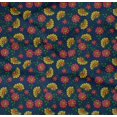 thumbnail image 4 of oneOone Organic Cotton Poplin Twill Fabric Leaves & Floral Block Fabric Prints By Yard 42 Inch Wide, 4 of 4