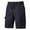 Dark Blue, variant on Men's Cargo Shorts, Elastic Waist Relaxed Fit Big Pockets Classic Casual Stretch Short