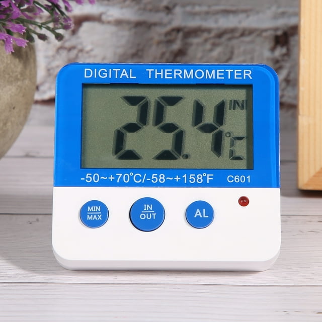 Thermometer, Large Electronic Thermometer, Mini Outdoor Temperature Meter Farm Display for Livestock