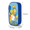 thumbnail image 3 of Simpsons Pencil Case Durable Pen Carrying Case Lightweight Pencil Bag Pouch Box Organizer Pencase Blue, 3 of 8