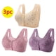 thumbnail image 1 of WILLBEST Brasier Mujer Sin Varilla Sujetador De Yoga Para Mujer, Con Hebilla Frontal Y Borde De Encaje, Sin Aro De Acero, Ajuste Sin Costuras, Talla Grande 1602, 1 of 3