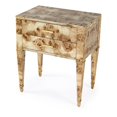thumbnail image 1 of Butler Specialty Company Kai 2 Drawer Burl Wood End Table - Light Brown, 1 of 8