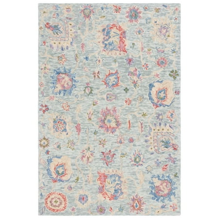 Safavieh MET225M Metro Blue / Ivory