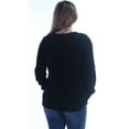thumbnail image 2 of Maison Jules Womens Anchor Patch Knit Sweater, 2 of 2