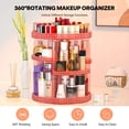 thumbnail image 3 of Organizador de maquillaje HEMTROY con rotación de 360°, capacidad extra grande, 3 of 7