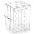 thumbnail image 1 of Soportes de acrílico para pendientes Caja de almacenamiento de joyas Organizador a prueba de polvo Soporte de exhibición de pendientes transparente Espárragos. Afortunado Sencillez, 1 of 3