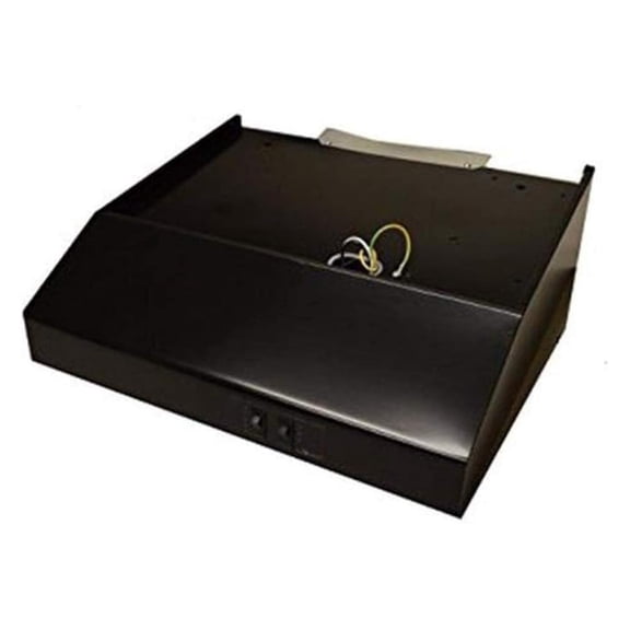 Heng's (R0423500-C1) Black 12 Volt Range Hood with Fan and Light