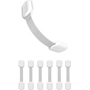 Eco-Baby Safety Cabinet Proofing for Babies - 3M Adhesive Baby Proofing Straps (6 Pack)