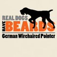 thumbnail image 3 of CafePress - Real Dogs Have Beards GWP Light T Shirt - Men's Classic Graphic T-Shirt, 3 of 4