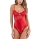thumbnail image 1 of Gibobby Conjunto de lencería de encaje Lencería sin espalda S-3XL Ropa interior Mono de encaje Mujeres Sexy Body rojo íntima(Rojo, G), 1 of 5