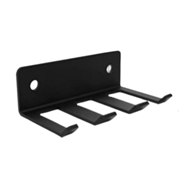 Soporte de pared para barra, accesorio de gimnasio, práctico soporte de pared para barra, soporte para garaje Sostenga 3 barras
