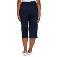 thumbnail image 2 of Alfred Dunner Womens Petite Allure Stretch Clamdigger Pant, 2 of 6