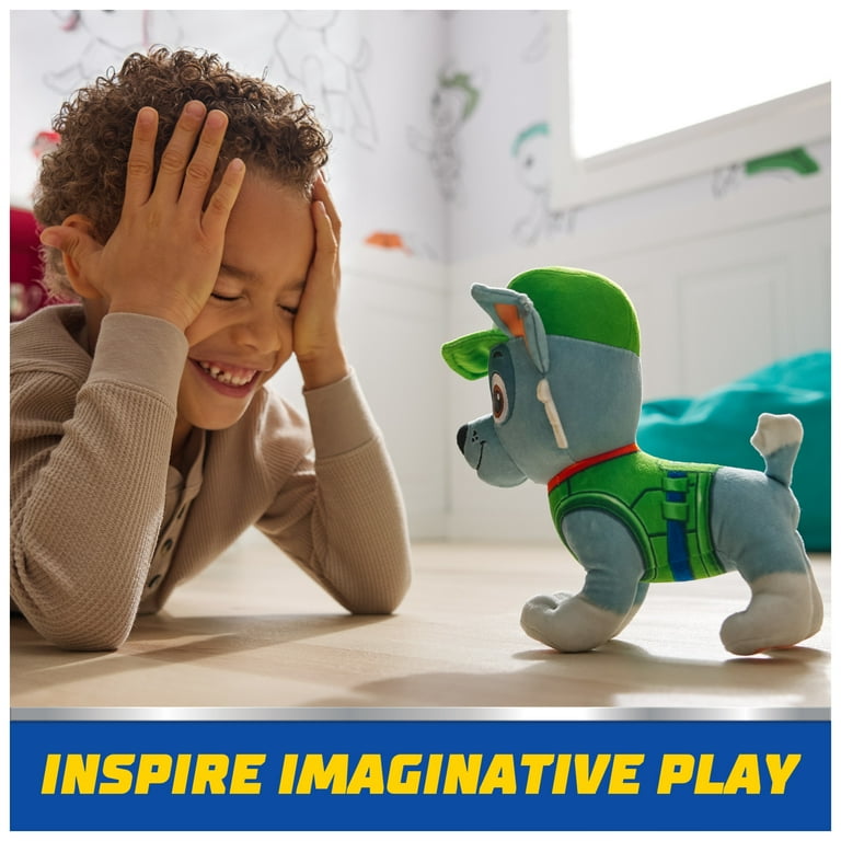 Paw Patrol Premium Plush Rocky 7.5 Inches Soft Fur for Kids Ages 3