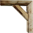 thumbnail image 3 of Ekena Millwork 3 1/2"W x 8"D x 10"H Vintage Farmhouse Bracket, Barnwood Decor Collection, Natural Barnwood (4-Pack), 3 of 5